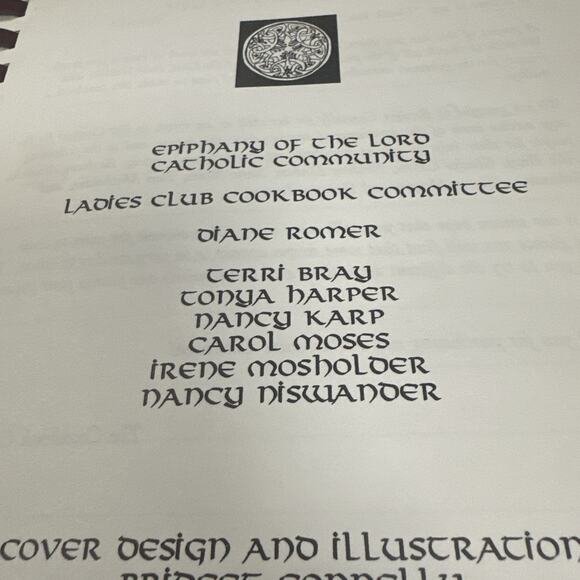 Millennium Cookbook Epiphany of the Lord Catholic Community 2000 Church Recipes - Picture 5 of 5